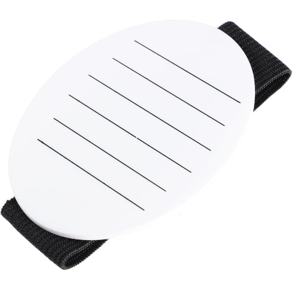 HONITANO Eyelash Extension Board 1Set Acrylic Oval Eyelash Hand Pallet with Size Identification for Salon