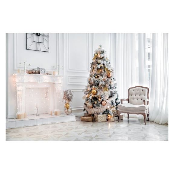 HONITANO 3D Photo Background Christmas Party Backdrop High Resolution Lightweight for Photography Studio and Home Decor