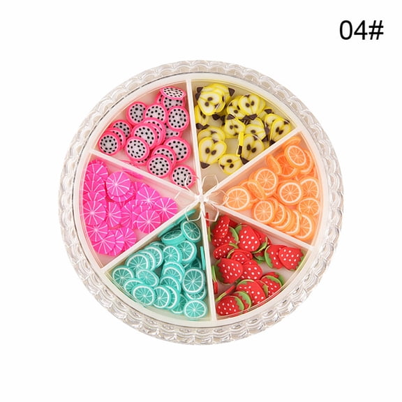 HONITANO Fruit Nail Stickers Manicure Decals Assorted Color Creative Design for Women Girls Party 24Styles