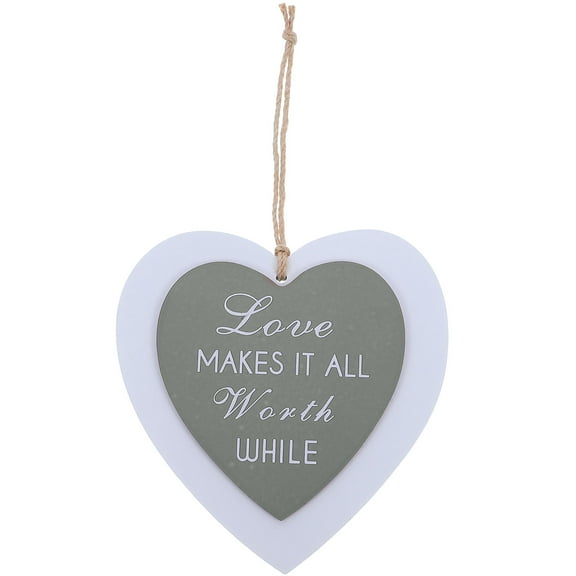 HONITANO Garden Decorative Plaque Rustic Wooden Hanging Sign 25.0x14.5x0.4In 1Pcs