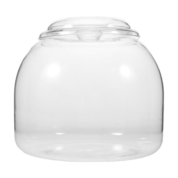 HONITANO Transparent Glass Terrarium Jar for Moss and Succulents Clear Visibility
