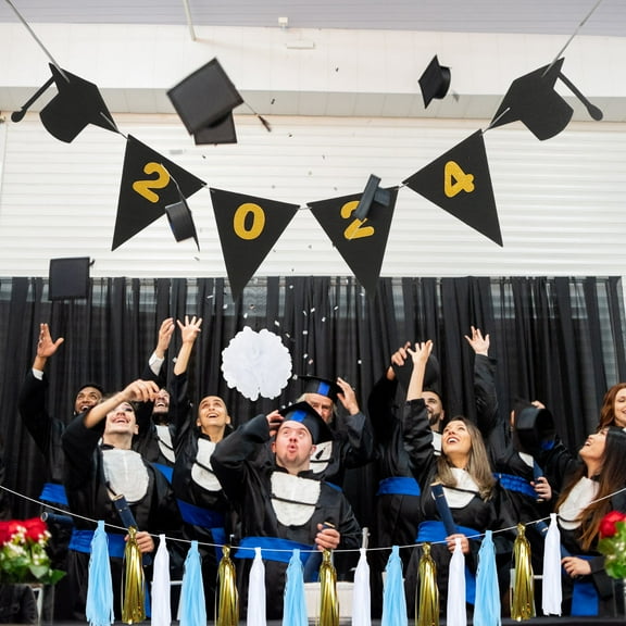 HONITANO Graduation Photography Backdrop 1Set for Kindergarten Students Celebration
