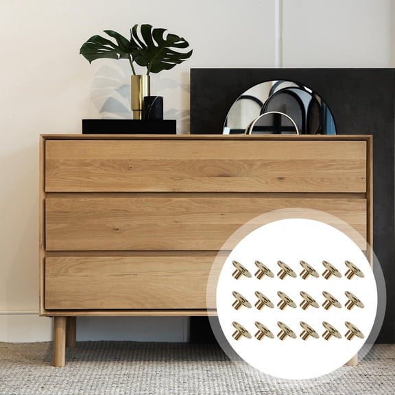 HONITANO Iron Screw Nut 18Pcs Three Hole Flange Nuts for Ceiling Object Suspension and Wall Support Points