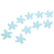 HONITANO Mini Seastar Figurines Blue 10Pcs Miniature Seastar Model For Car Decor And Cake Decor