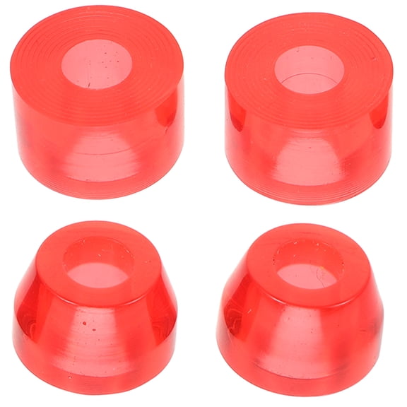 HONITANO Outdoor Skateboarding 4Pcs Red Pu Skateboard Bushings 1.0X0.6X0.6In For