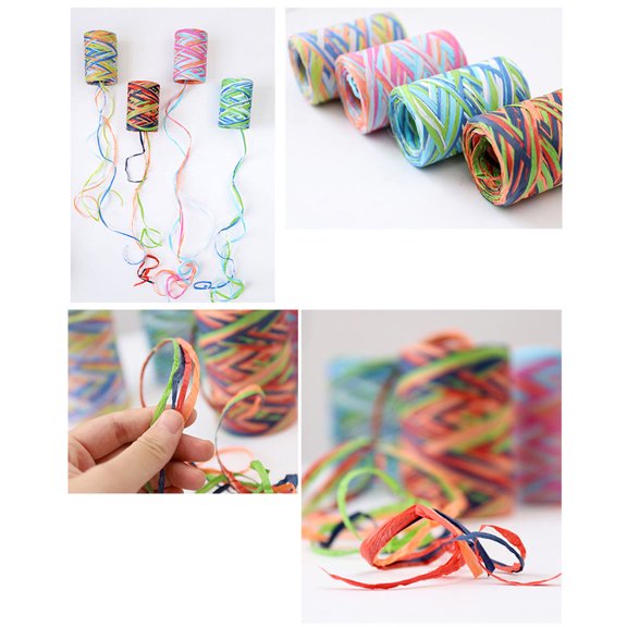 HONITANO Assorted Color Rope, Packaging Tape Cord for Crafts, Wrapping, Scrapbooking and Projects