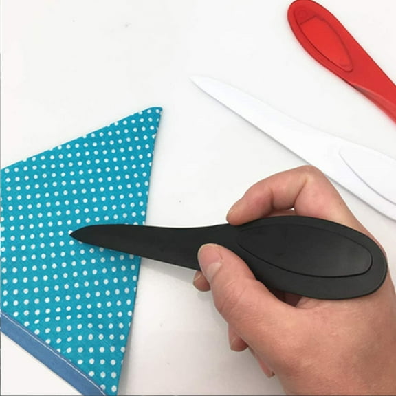 HONITANO Red Plastic Tailor Seam Crease Tool 3Pcs for Sewing Projects and Quilting Versatile