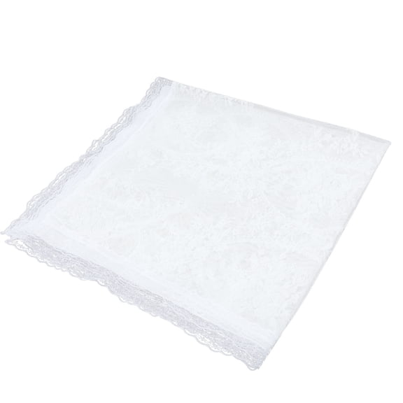 HONITANO Round Tablecloth 1Pack Waterproof Polyester Lace for Homeowners Event Planners Altar Use