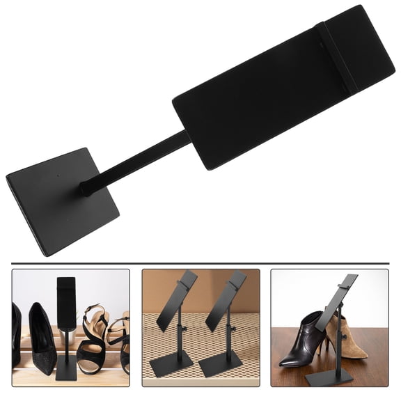 HONITANO Black Hanging Shoe Organizer for Closet, 1 Set with Adjustable Height and Rectangular Design for Efficient Storage