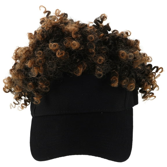 HONITANO Short Hair Wigs For Women 1Pcs Wig Hat Curly Spring Design For Daily Wear