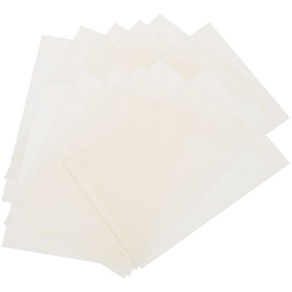 HONITANO Vintage Envelopes 20Pcs for Collecting Beige Rectangular Oil Waxed Paper