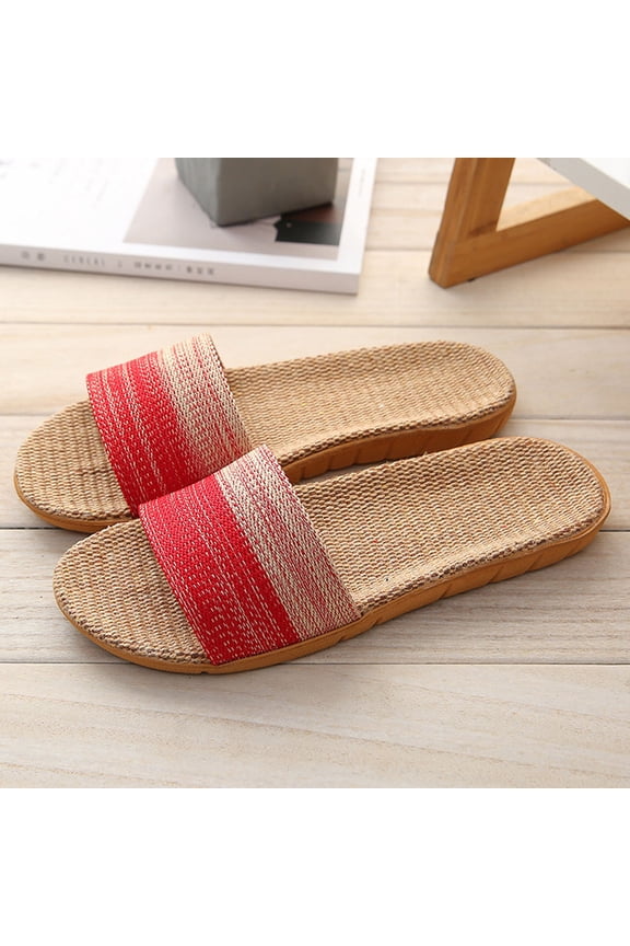 Womens Footwear Pair with Breathable Linen Upper and Lightweight EVA Sole Comfortable Casual Shoes