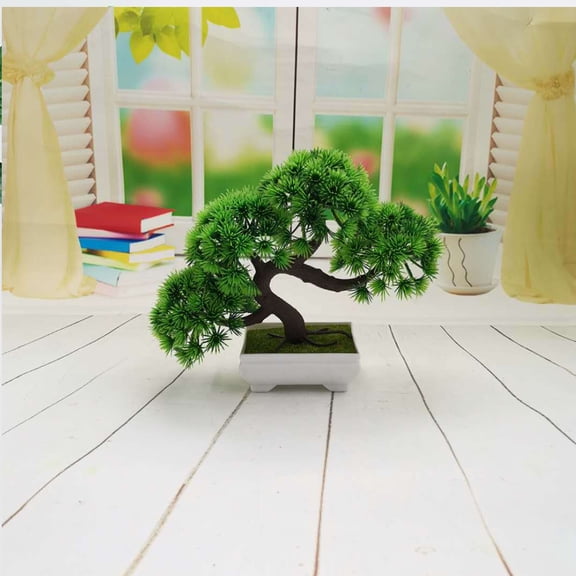 HONMEET Greeting Tree Decor Fake Bonsai Tree Pc