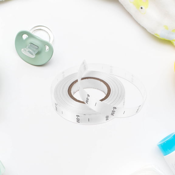 HONMEET 1 Roll Clothing Tags for Clothes Multi Colored Rectangular for Size Identification