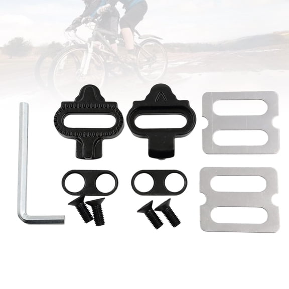 HONMEET Bike Locking Cleats Set for Cycling Shoes, Assorted Colors, Pedal Accessories