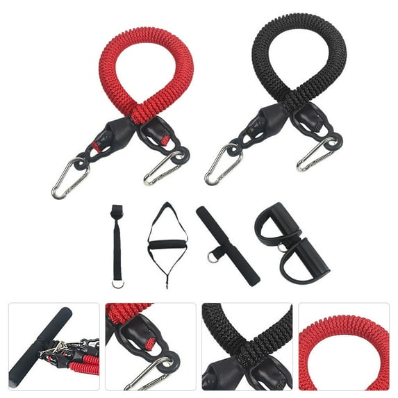HONMEET Resistance Exercise Bands Set with Assorted Colors for Indoor Workout and Beginner Training