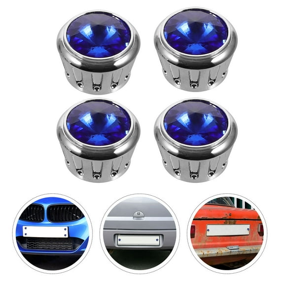 HONMEET Stainless Steel License Plate Bolt Kit, and Elegant, 1 Set for Secure Vehicle Plate Installation