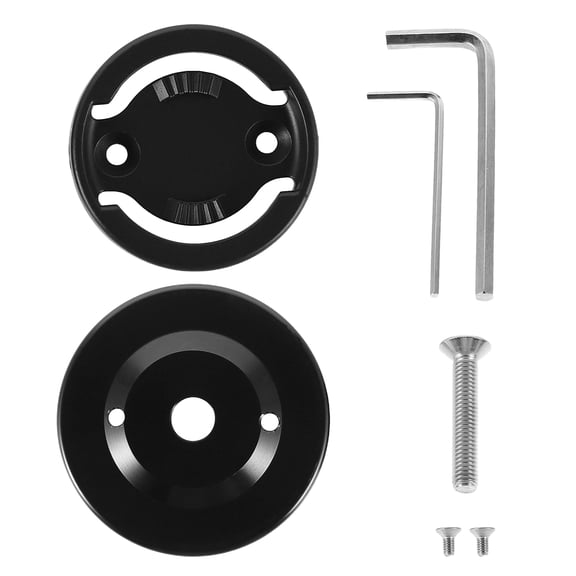 HONMEET Bike Headset Cap Black Lightweight Computer Mount 1 Set for Accessories