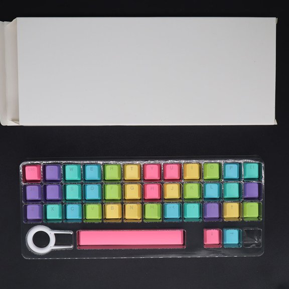 HONMEET 1 Set PBT Key Caps for Keyboard with Dust Prevention Feature