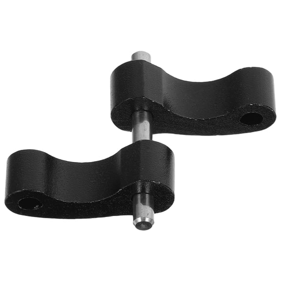 HONMEET Latch Hinges Set, Black Aluminum Alloy, Vehicle Window Lock Replacement Parts