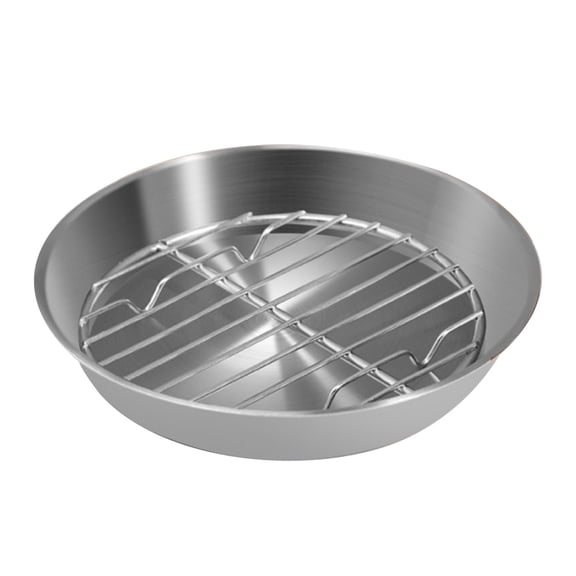 HONMEET 1Set Stainless Steel Roasting Pan with Rack Multi Function Baking Tray for Oven Cooking