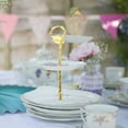 thumbnail image 1 of HONMEET 1 Set Tier Cake Stand Fittings Golden Zinc Alloy for Dismantling Event Organizers, 1 of 5