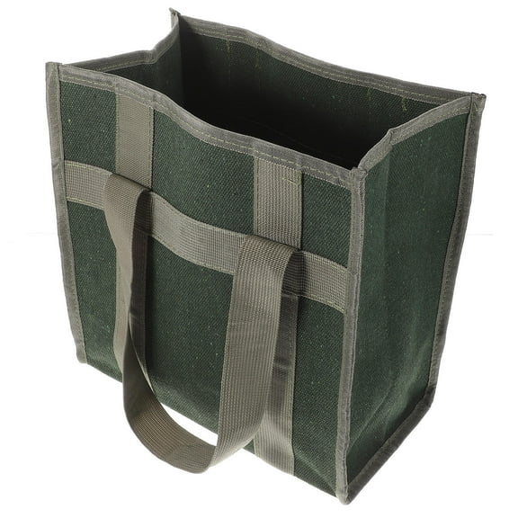 HONMEET 1 Set Tool Bags Heavy Duty Multifunctional Tool Bag Green Canvas for Portable Storage in Car