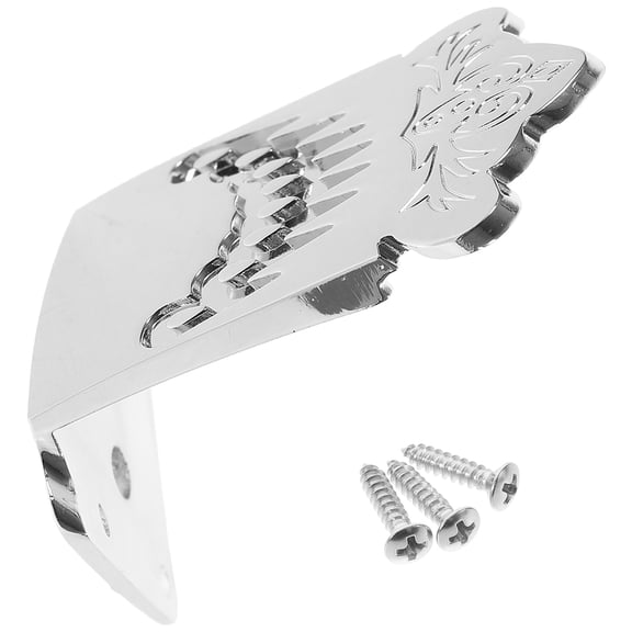 HONMEET Metal Mandolin Tailpiece Accessory , Replacement Part for Mandolin Players, 1 Set