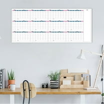TABLZONE Undated Wall Calendar, Large Dry Erase, Multi-Color, for Home Use, 1Set