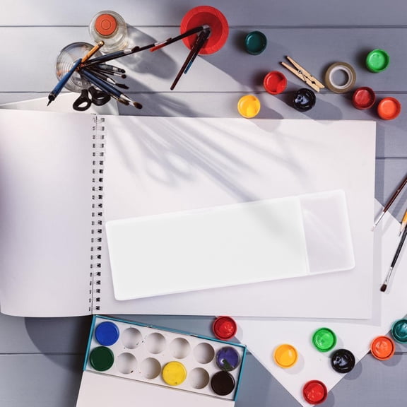 HONMEET Water Sticker Operated Box with White Plastic Decals, Model Making Tools Set for Crafting and Hobby Projects