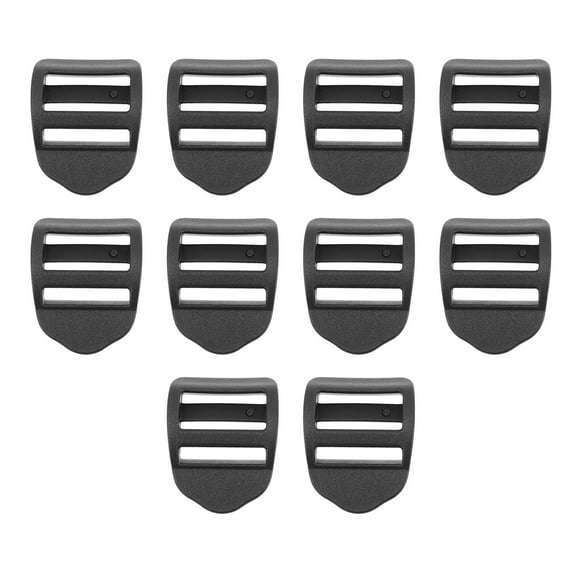 HONMEET Rectangular Plastic Buckles for Webbing Strapping 10 Pcs