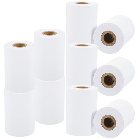 HONMEET 10 Rolls Receipt Roll Thermal for POS Systems with White Material