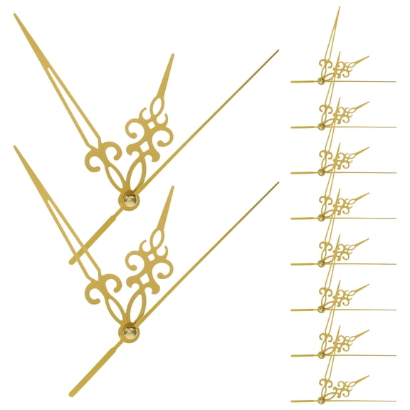 HONMEET Elegant Plastic Clock Hands for Repair and Replacement, 10 Sets, and