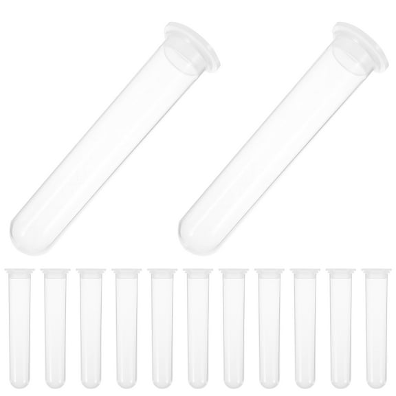 HONMEET 100 Pcs Plastic Centrifuge Tubes Transparent PP for Molecular Biology Laboratory Use