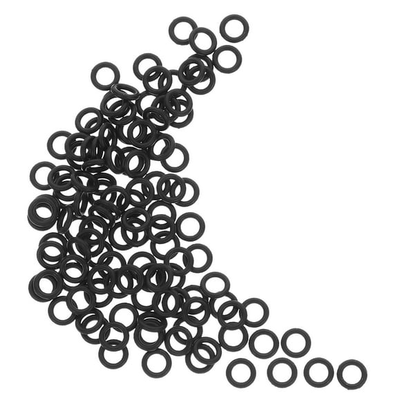 HONMEET 100 x Gaskets Rubber Sealing Washer NBR Circular Sealing For Mechanical Equipment