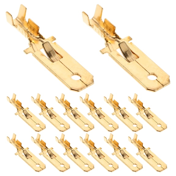 HONMEET 100pcs Copper Wire Crimp Connectors for Car Audio Speaker, and for Vehicle Wiring