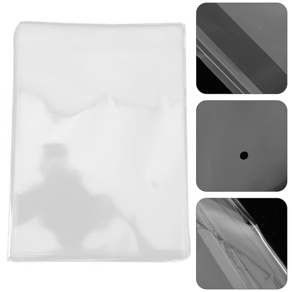 HONMEET 100pcs Resealable Clear BOPP Bags for Candy, Biscuit, Food Storage, Snack Packaging, and Food