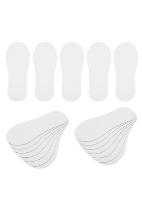 White Paper Sock Shapers - Lightweight, Easy to Handle for Home