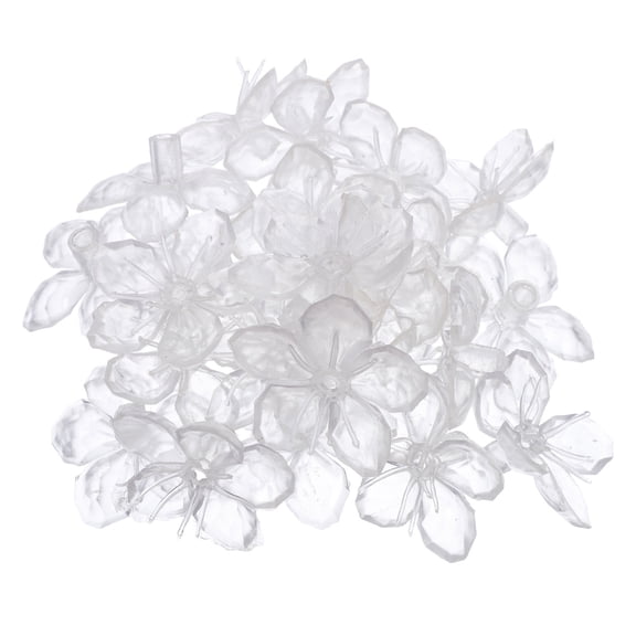 HONMEET 100Pcs Cherry Blossom Transparent Lampshades for LED String Lights Decorative Replacement