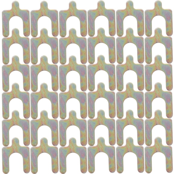 HONMEET 100Pcs Golden U Shaped Four Wheel Alignment Shim for Car Camber Adjustment