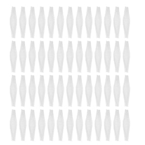 HONMEET 100-Pack White Floral Netting Mesh Wraps for Rose Buds and Versatile Flower Arrangement Decorations