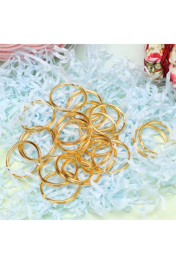 100pcs Round Key for Keys, Crafts, Home Organization, Metal Keychain Accessories
