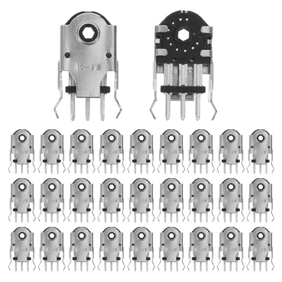 HONMEET 100Pcs Mouse Wheel Coder Replacement Parts Smooth Scroll Metal Repair Kit for Gaming Mouse