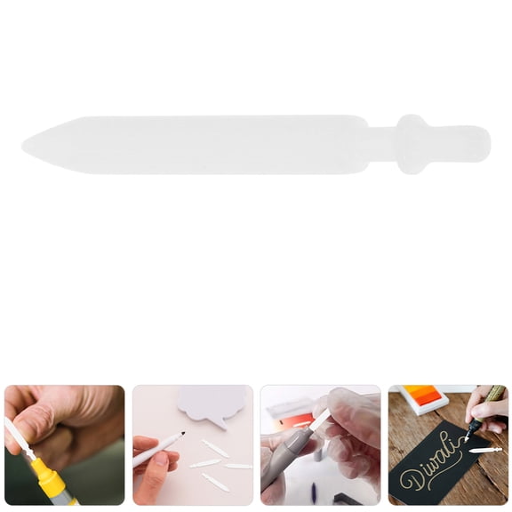 HONMEET 100Pcs Nylon Replacement Marker Pen Tips for Acrylic and Oil Based Paint Pens