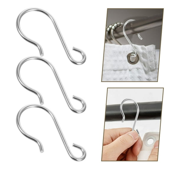 HONMEET Heavy Duty Stainless Steel S Hooks for Home Use, General Purpose, 100pcs Metal Hooks