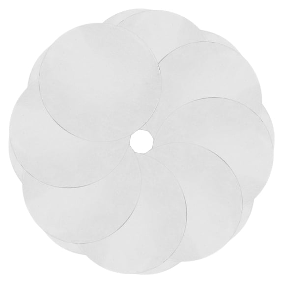HONMEET 100Pcs White Qualitative Filter Papers for Laboratory Use with High Absorption and Slow Filtration