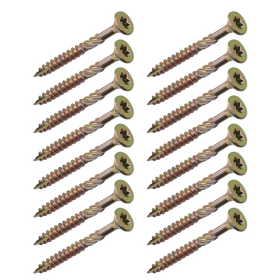 HONMEET 100Pcs Self Tapping Bolts for Woodworking High Carbon Steel Furniture Parts