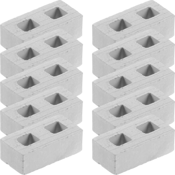 HONMEET 100pcs Realistic Mini Bricks for Dollhouse 1:12 Scale, Landscaping, Miniature Garden, Architectural Model Accessories