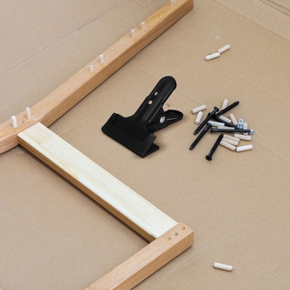 HONMEET 10PCS Heavy Duty Metal C Clamps with Black Rubber Grip for Backdrop Stand Clips, and Secure