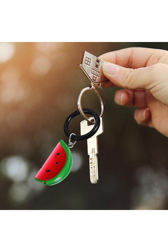 10Pcs Black Alloy Small Carabiner Keychain Clip for Bag Strap and Jewelry Use